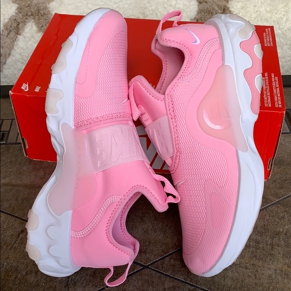 NIKE REACT PRESTO EXTREME GS PINK/WHITE-PINK FOAM - Picture 12 of 16